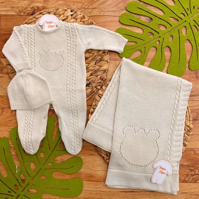  Saída de Maternidade Colors - Ted - Areia